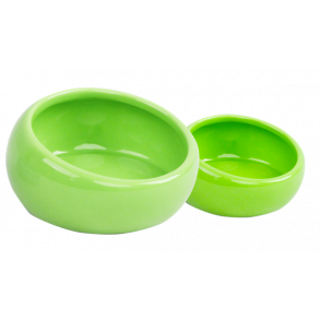 1 PAWISE keramikskl, grn 9,5cm, Ergonomisk