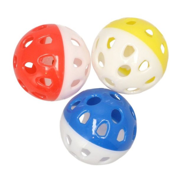 STORKB. 25 STK. BOLDE M/KLOKKE I ASS. FARVER