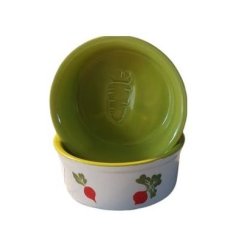 1 STK. KERAMIKSKL "RADISH"  10,0 x 4,0 cm. 0,18L