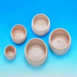 1 stk. Beige Keramik Skl / Foderskl