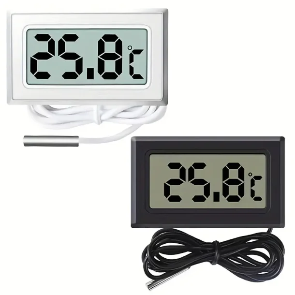 1 stk Mini Digital Thermometer  incl. Batterier