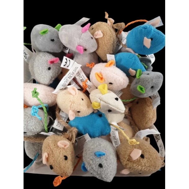 STORKB: 25 STK. LEGETJSMUS M/KATTEURT